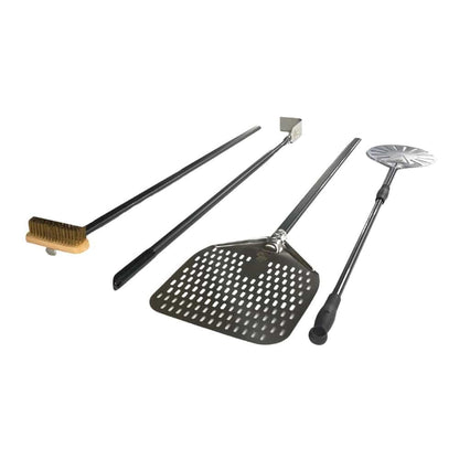 4-Piece Wood-Fired Pizza Oven Utensil Kit