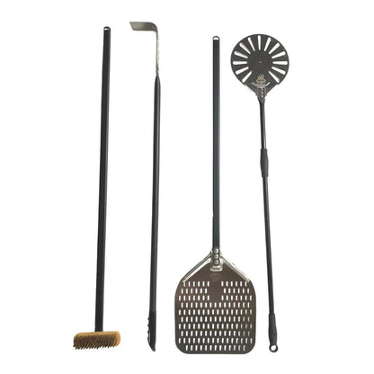 4-Piece Wood-Fired Pizza Oven Utensil Kit