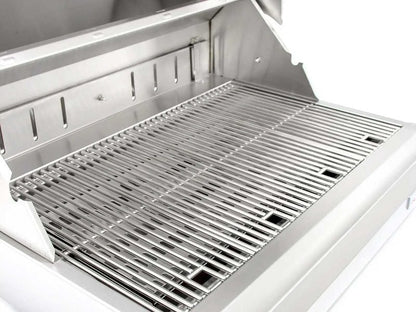 Blaze 32-Inch Built-In Stainless Steel Charcoal Grill With Adjustable Charcoal Tray