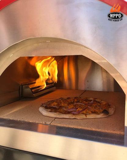 Traditional 25" Dual-Fueled Pizza Oven with Gas Attachment - Wood and Gas Powered