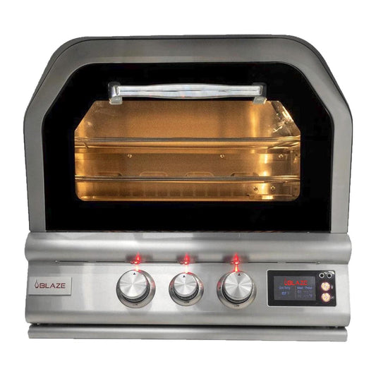 Blaze 26-Inch Built-In Natural Gas Outdoor Pizza Oven W/ Rotisserie