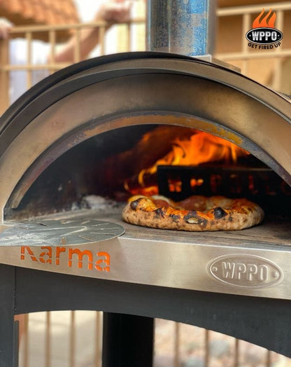 Karma 25 Colored Wood-Fired Oven with Stand/Cart