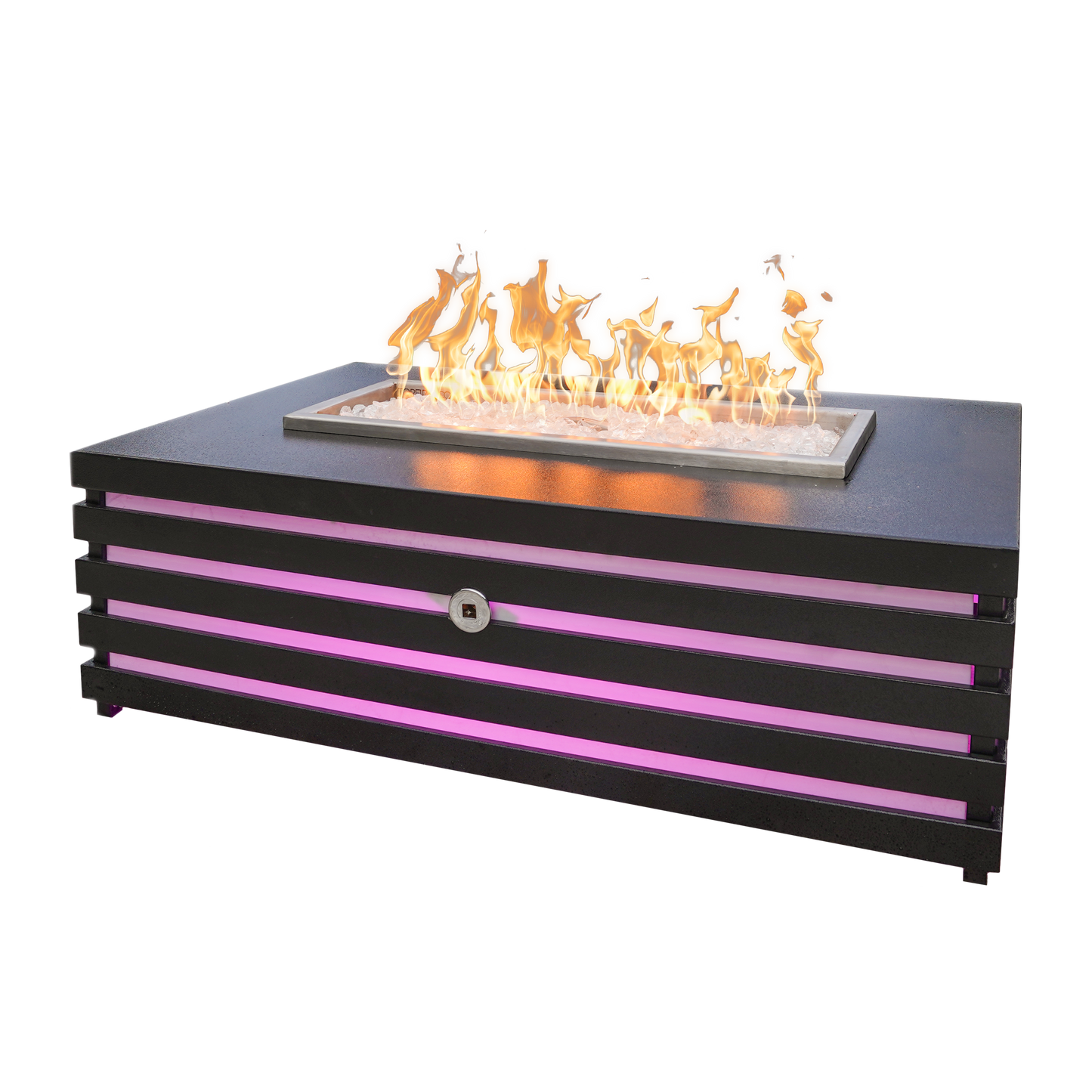 Rectangular Amina Fire Pit - Powder Coated Metal