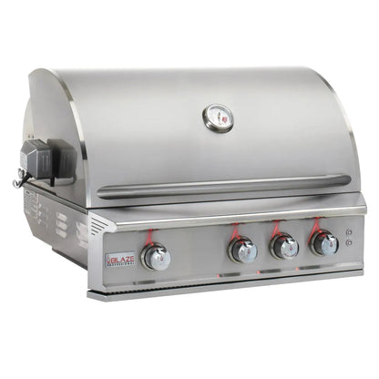 Blaze Professional LUX 34-Inch 3-Burner Built-In Gas Grill With Rear Infrared Burner