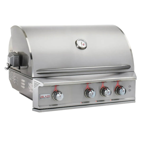 Blaze Professional LUX 34-Inch 3-Burner Built-In Gas Grill With Rear Infrared Burner