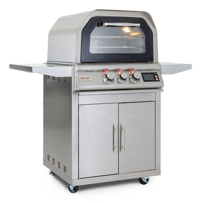 Blaze 26-Inch Built-In Natural Gas Outdoor Pizza Oven W/ Rotisserie