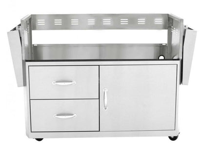 Blaze Grill Cart for Professional LUX 4-Burner Gas Grill with LED Lighting and Soft Close